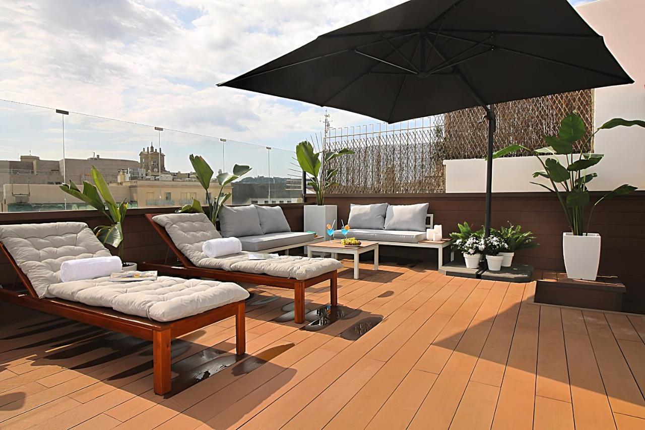 Incredible Penthouse With Jacuzzi In The Center, Unique In The Area Leilighet Barcelona Eksteriør bilde